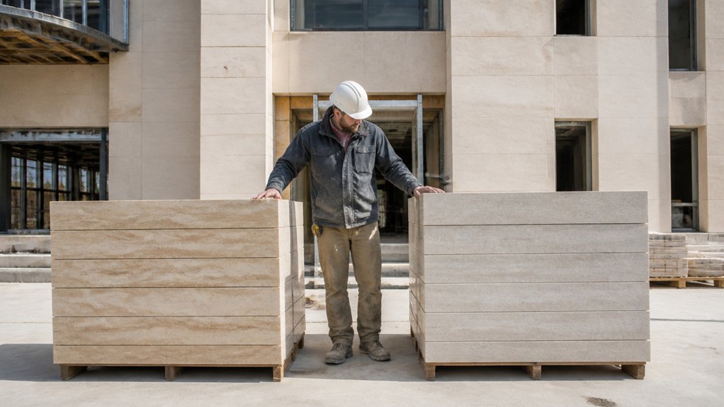 matching stone batches on large projects