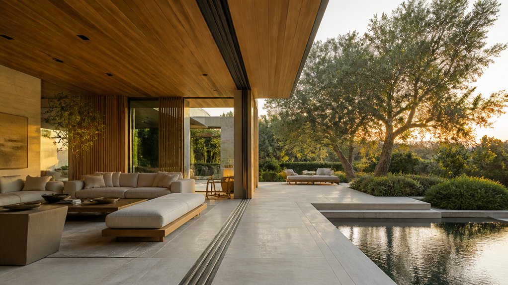 modern home seamless indoor outdoor living