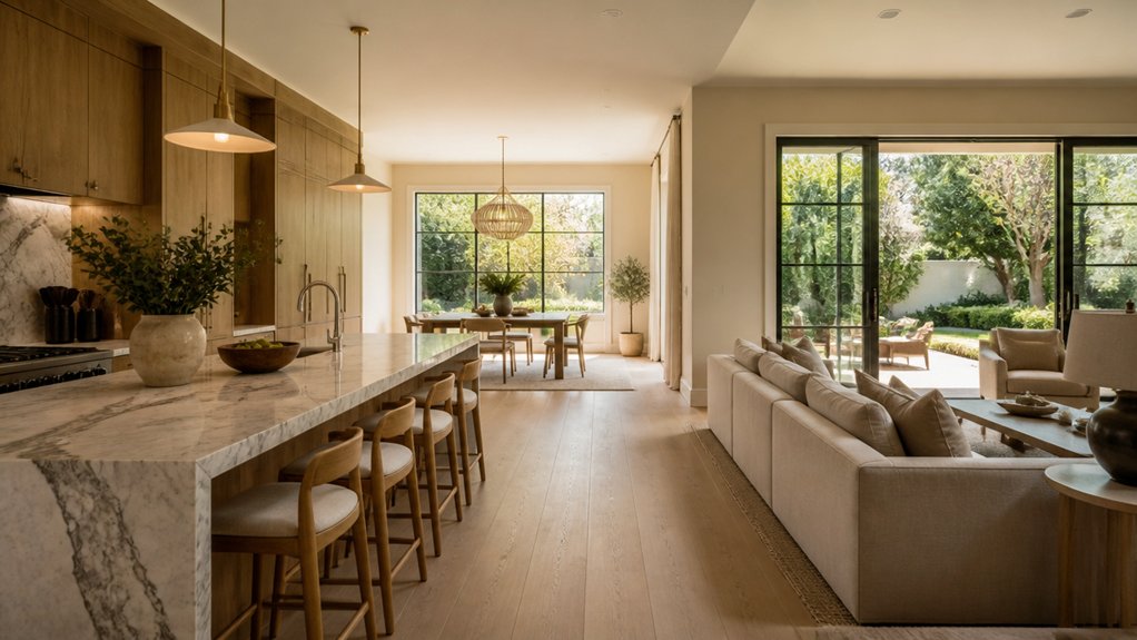 plan your open plan layout with daily life