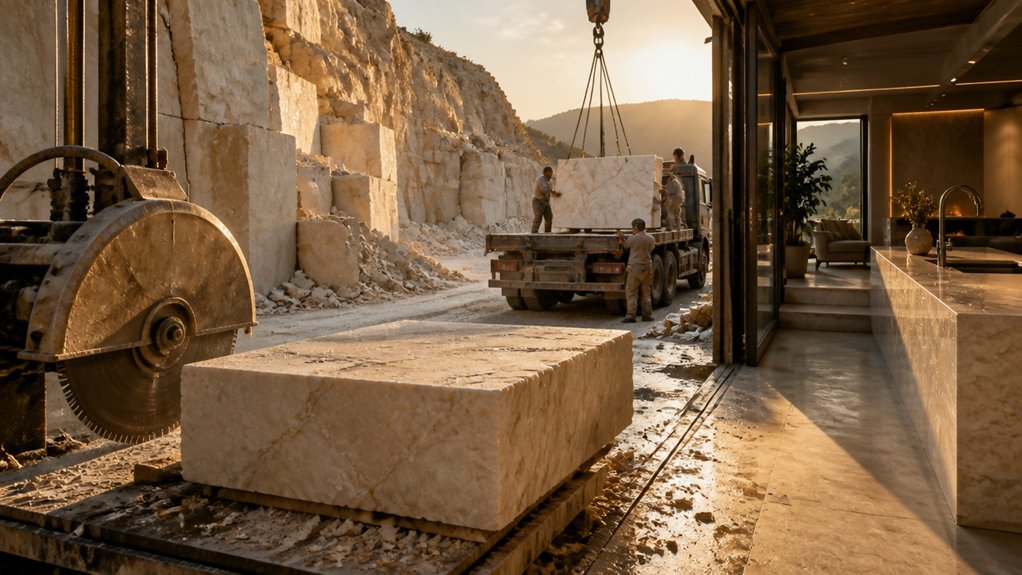 quarry to home delivery process