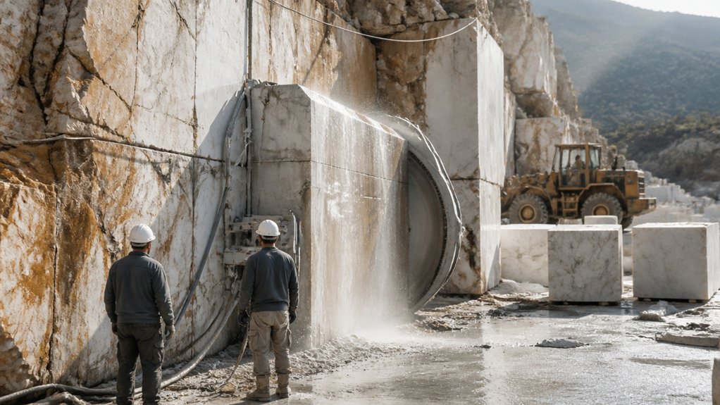 quarry to installation stone selection process