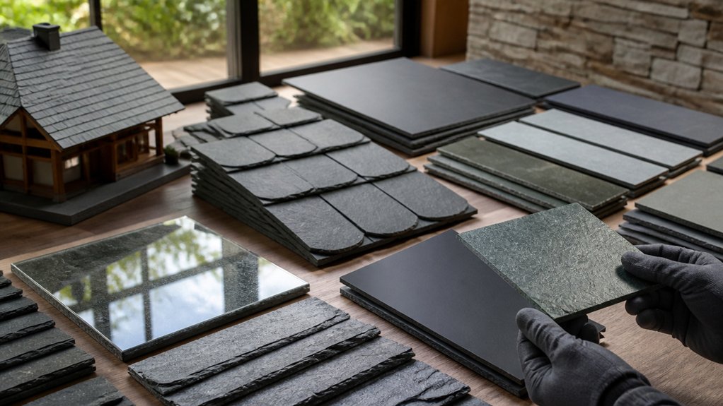 slate selection by project needs and structural support